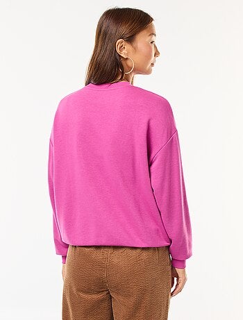 Felpa basic in french terry