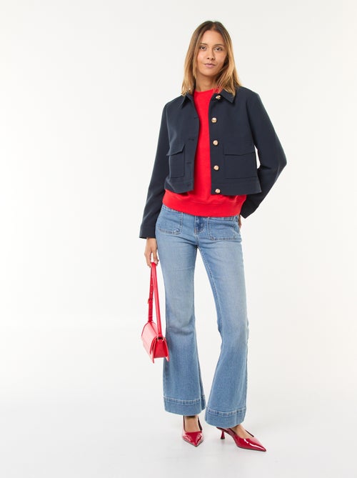 Felpa basic in french terry - Kiabi