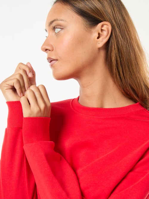 Felpa basic in french terry - Kiabi