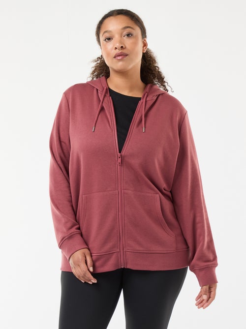 Felpa basic in mollettone - Kiabi