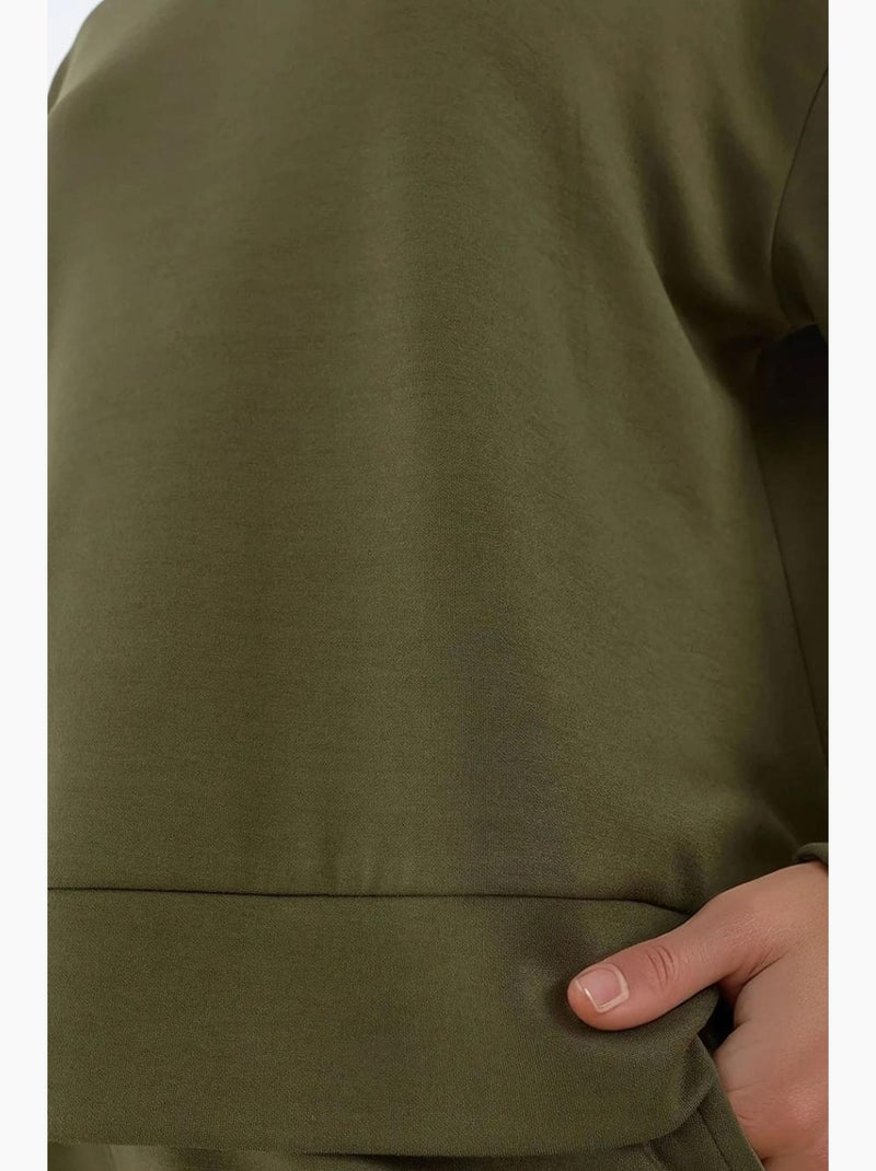 Felpa basic modal touch hiccup Cachi - Kiabi