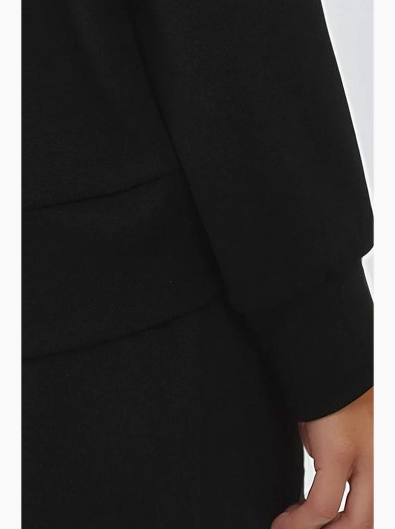 Felpa basic modal touch hiccup Nero - Kiabi