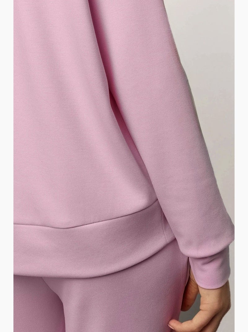 Felpa basic modal touch hiccup Rosa confetto - Kiabi