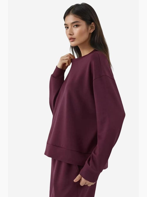 Felpa basic modal touch hiccup - Kiabi Felpa basic modal touch hiccup - Kiabi