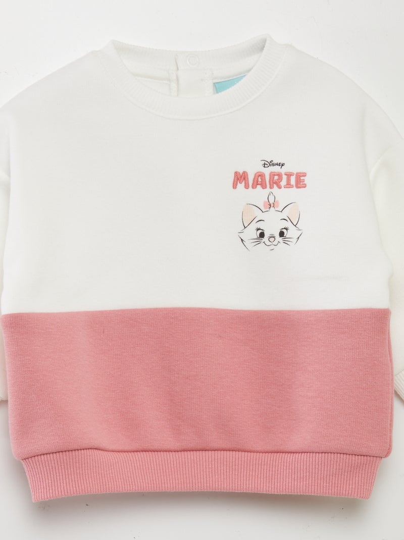 Felpa bicolore Minou ROSA - Kiabi