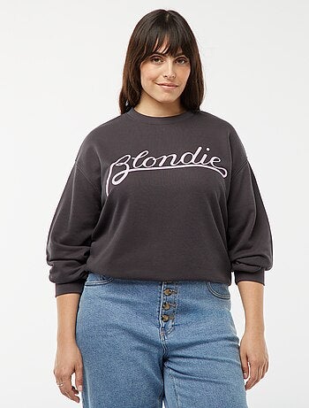 Felpa 'Blondie con stampa davanti-dietro