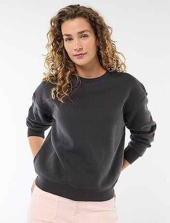 Felpa calda in tinta unita