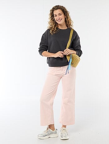 Felpa calda in tinta unita