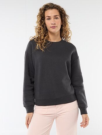 Felpa calda in tinta unita