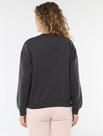 Felpa calda in tinta unita