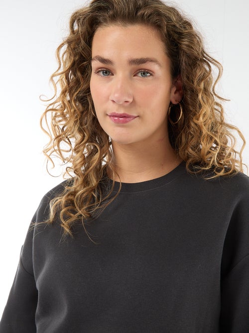 Felpa calda in tinta unita - Kiabi