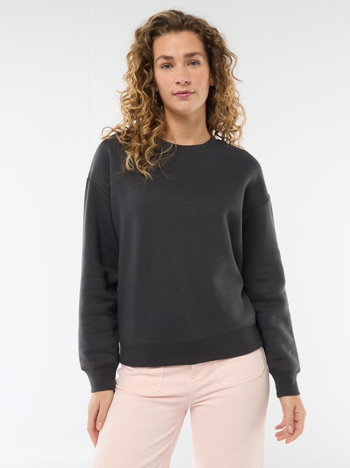 Felpa calda in tinta unita - Kiabi