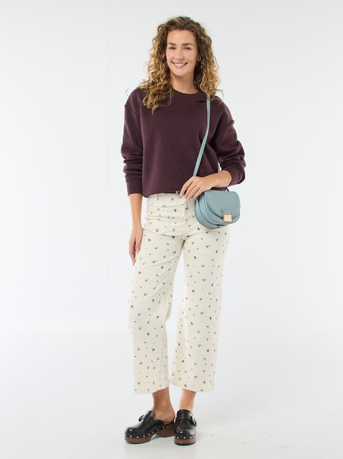 Felpa calda in tinta unita - Kiabi