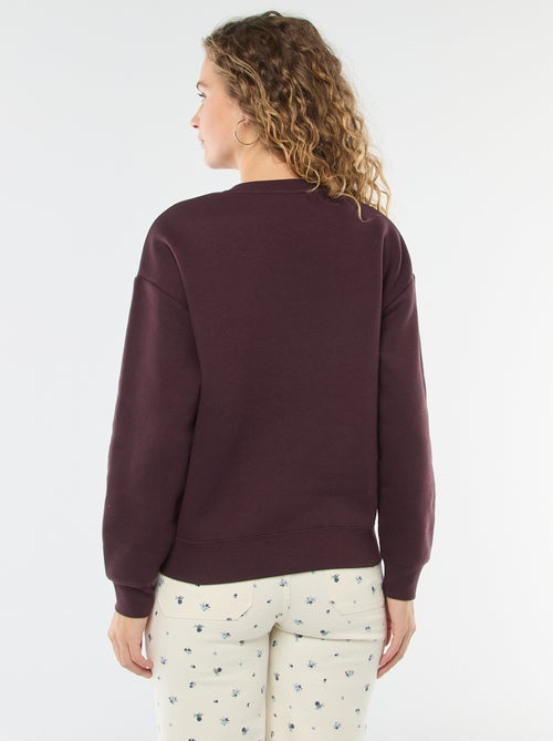 Felpa calda in tinta unita - Kiabi