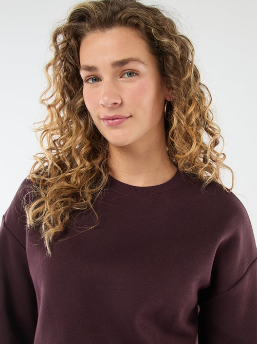 Felpa calda in tinta unita - Kiabi