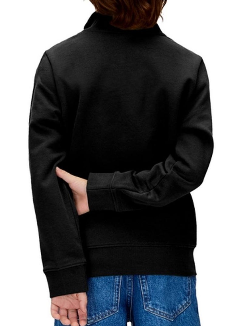 Felpa Calvin Klein Jeans da Ragazzo con Logo sul Petto Nero - Kiabi
