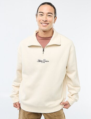 Felpa camionista in felpa garzata