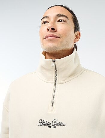 Felpa camionista in felpa garzata