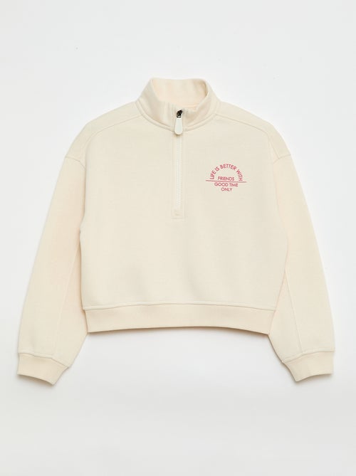 Felpa camionista tinta unita - Kiabi