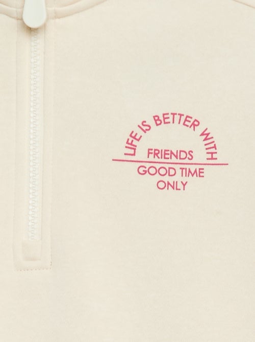 Felpa camionista tinta unita - Kiabi