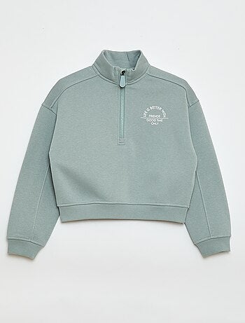 Felpa camionista tinta unita