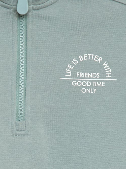 Felpa camionista tinta unita - Kiabi