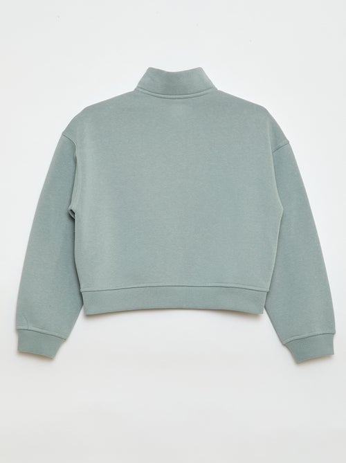 Felpa camionista tinta unita - Kiabi