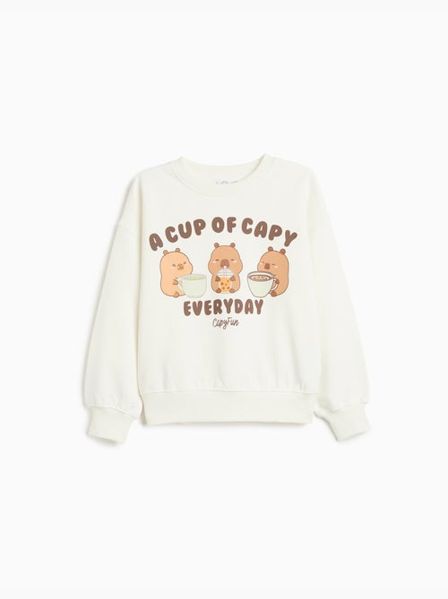 Felpa 'capybara'©capyfun, mo fashion - Kiabi