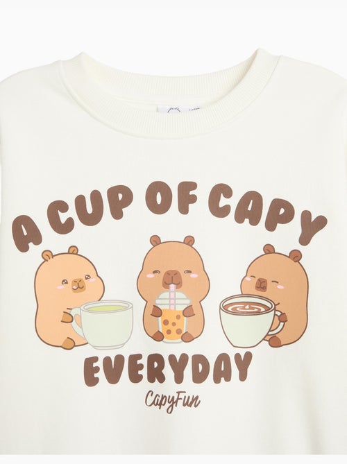 Felpa 'capybara'©capyfun, mo fashion - Kiabi