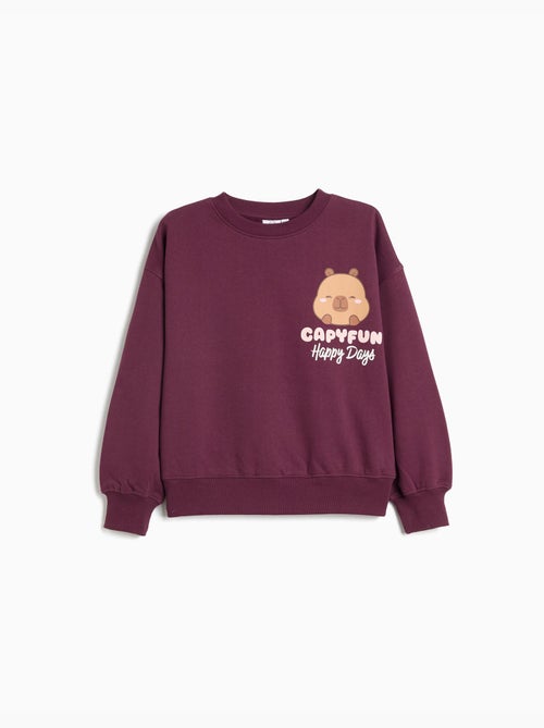 Felpa 'capybara'©capyfun, mo fashion - Kiabi