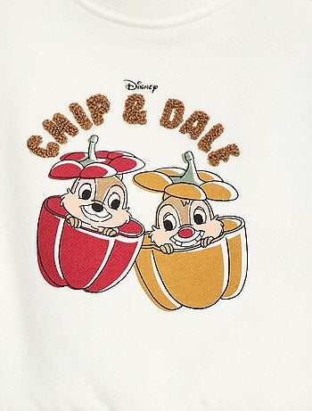 Felpa 'Cip e Ciop' 'Disney' a girocollo