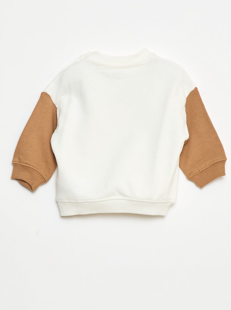 Felpa 'Cip e Ciop' 'Disney' a girocollo Beige - Kiabi