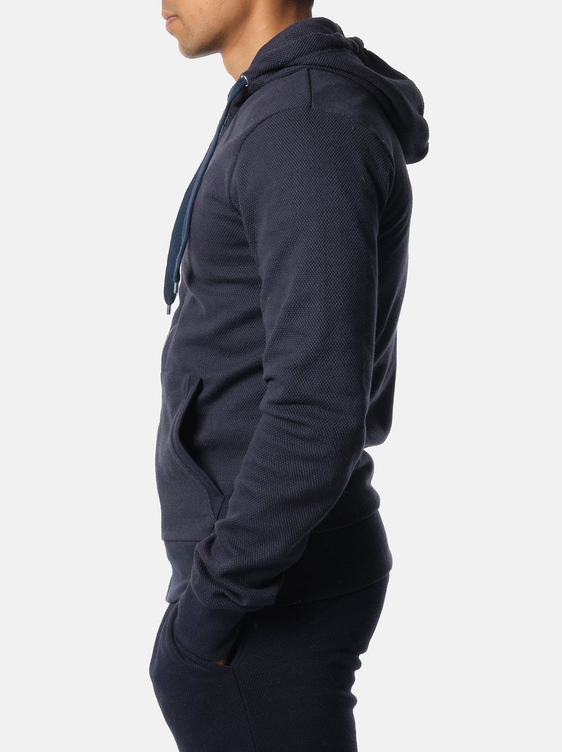 Felpa col cappuccio Blu marino - Kiabi