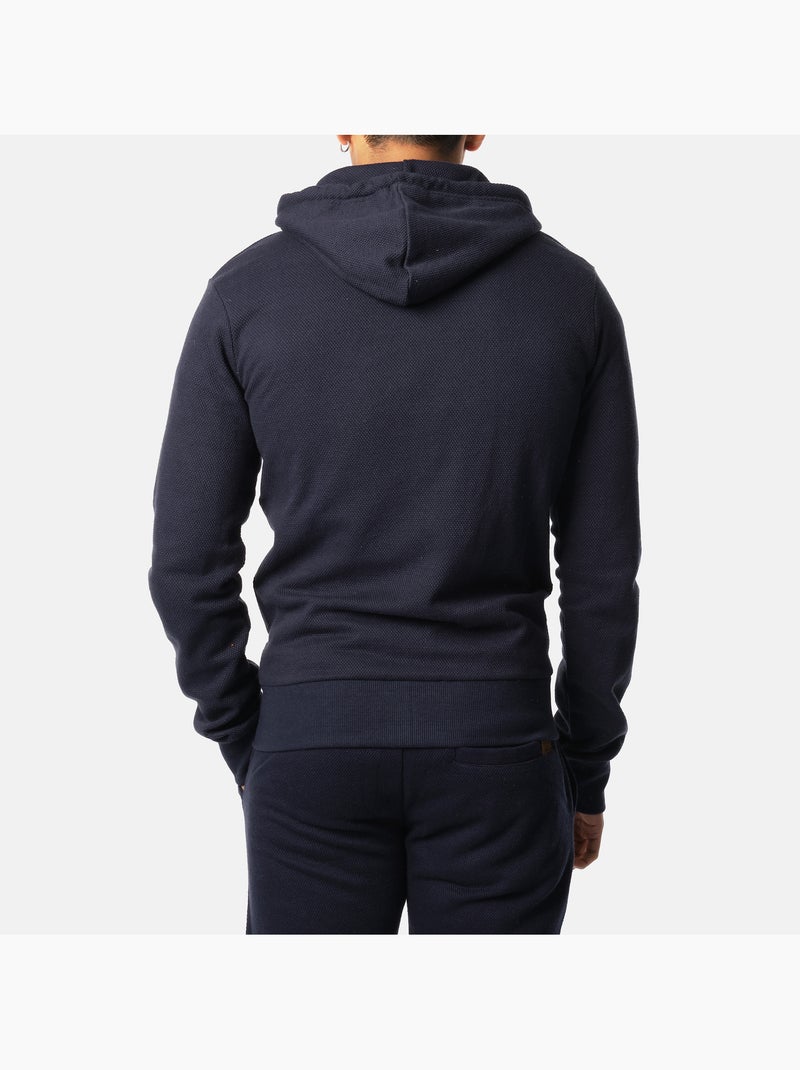 Felpa col cappuccio Blu marino - Kiabi