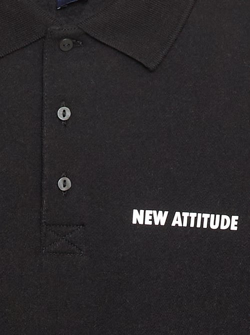 Felpa col polo felpa a righe - righe - Kiabi