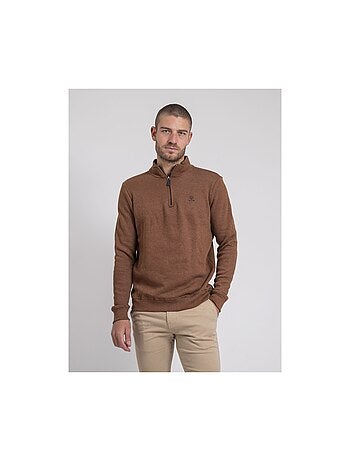 Felpa colletto alto zippé WOMPOU