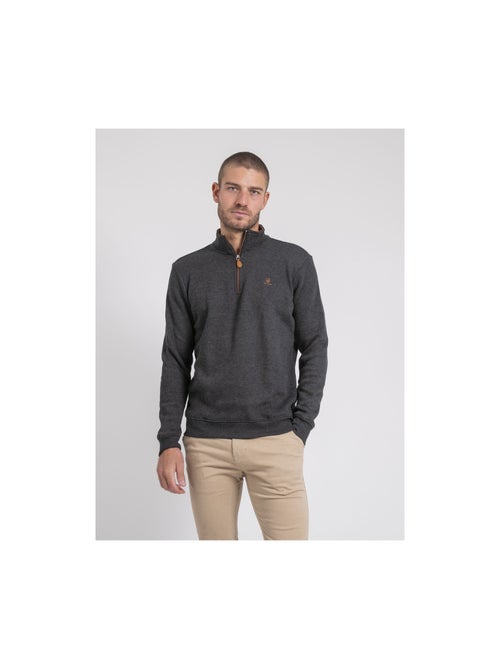 Felpa colletto alto zippé WOMPOU - Kiabi
