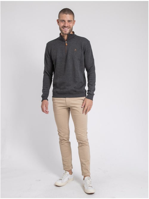Felpa colletto alto zippé WOMPOU - Kiabi