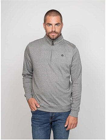 Felpa colletto con zip WIPRIMO