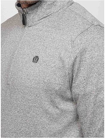 Felpa colletto con zip WIPRIMO
