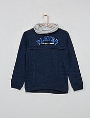 felpa puma bambino marrone