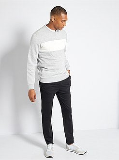 Felpa color block embossata - Kiabi