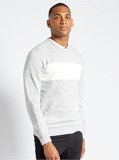 Felpa color block embossata - Kiabi