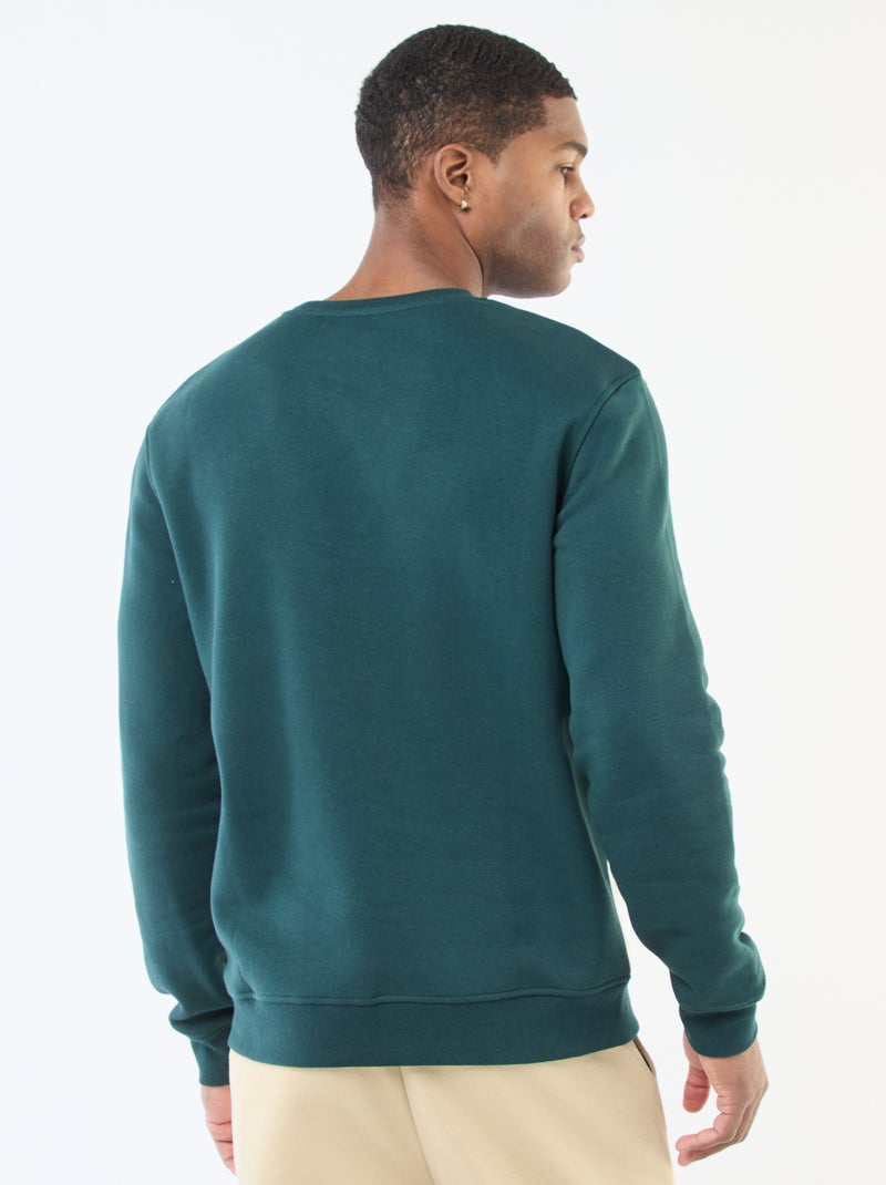 Felpa colorblock stile sportivo Verde - Kiabi