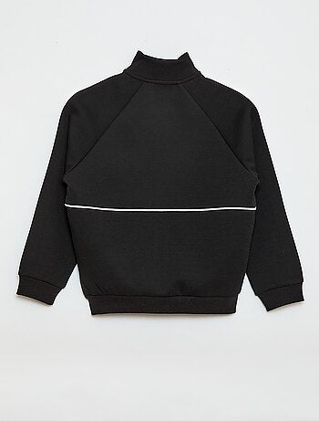 Felpa con apertura zip