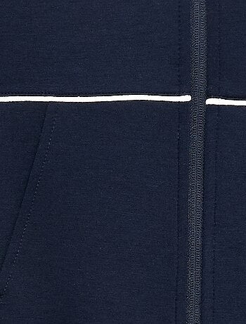 Felpa con apertura zip