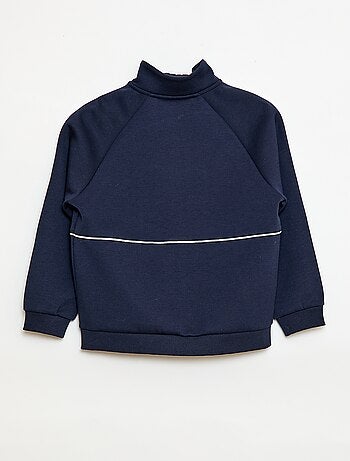 Felpa con apertura zip