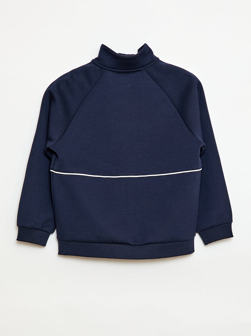 Felpa con apertura zip Blu - Kiabi