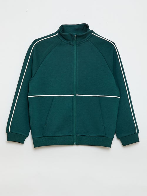 Felpa con apertura zip - Kiabi