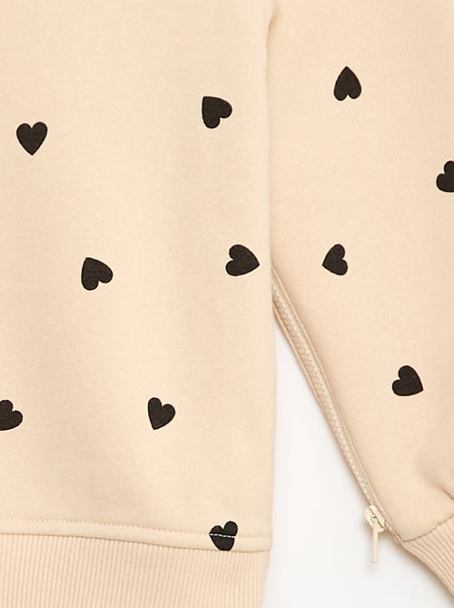 Felpa con aperture laterali con zip - collezione facile da indossare - Kiabi